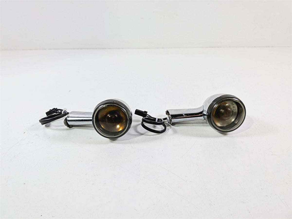 2005 Harley Softail FLSTFSE CVO Fat Boy Rear Blinker Turn Signal Set 69196-03-Mototech271