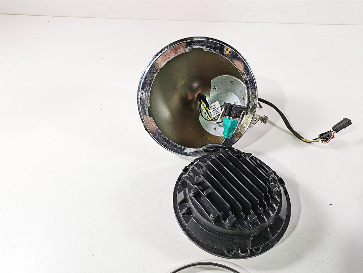 2008 Harley FLSTC Softail Heritage Led Headlight Lamp & Bracket 69748-05B {{ shop.shopifyCountryName }} - Mototech271