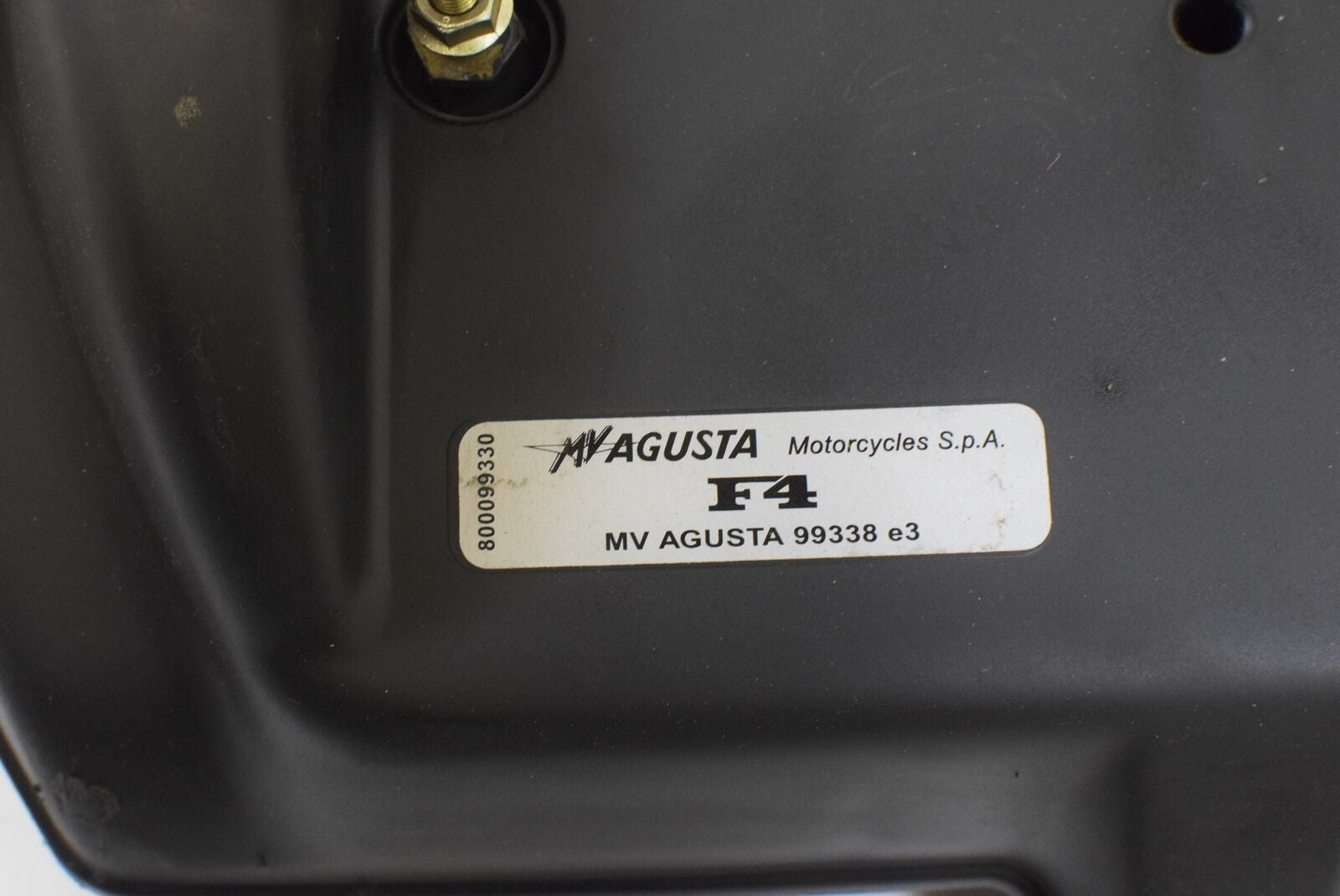 07 MV Agusta Brutale B4 910R 910 R Air Box Cleaner Breather Assembly 800099330 {{ shop.shopifyCountryName }} - Mototech271