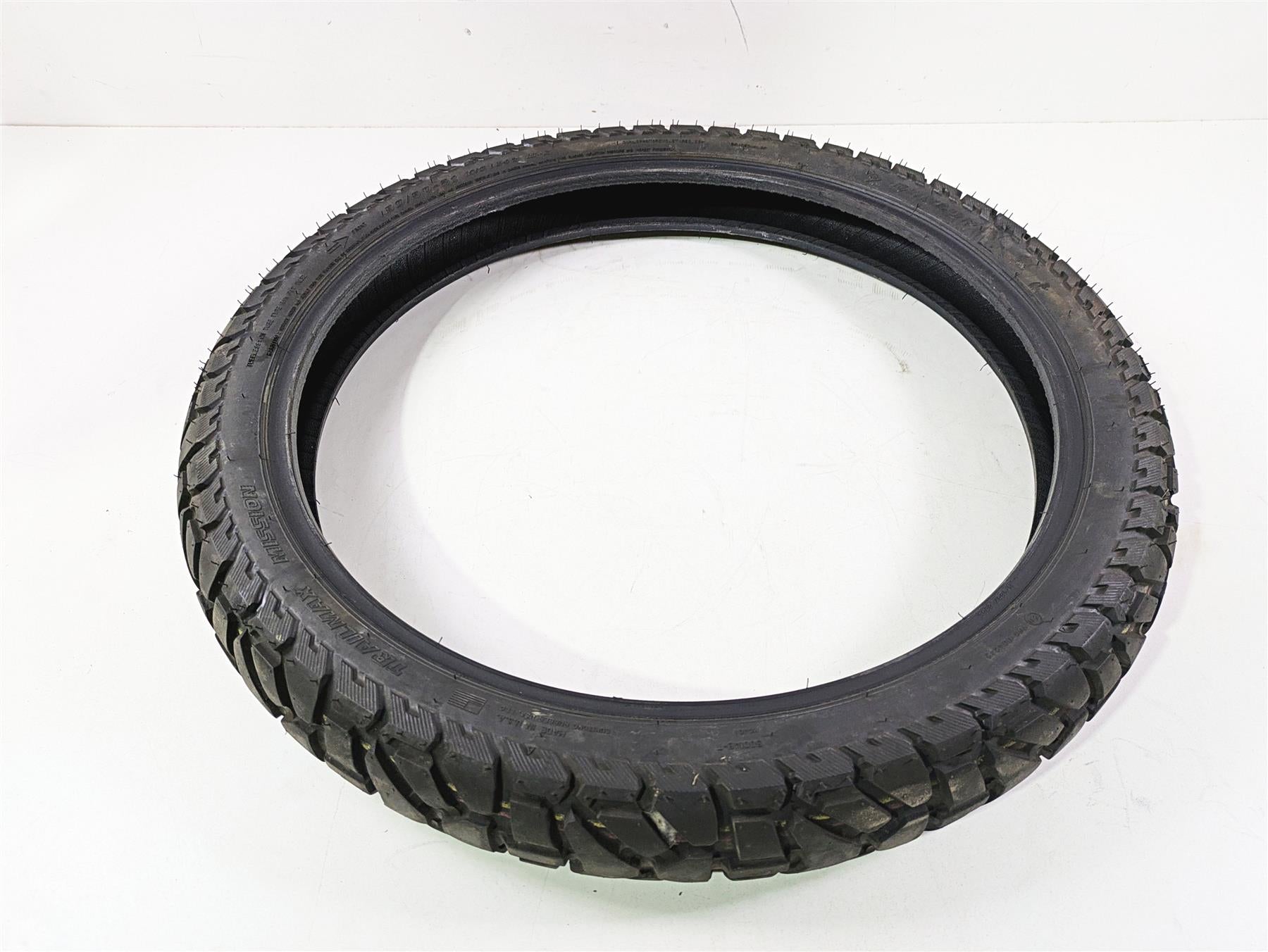 Used Motorcycle Dual Sport Front Tire Dunlop Trailmax Mission 90/90-21 45235482 {{ shop.shopifyCountryName }} - Mototech271