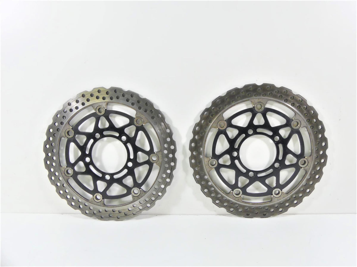 2008 Kawasaki ZX6R ZX6 R Ninja Front Brake Rotor Disc Set 41080-0077-5C {{ shop.shopifyCountryName }} - Mototech271