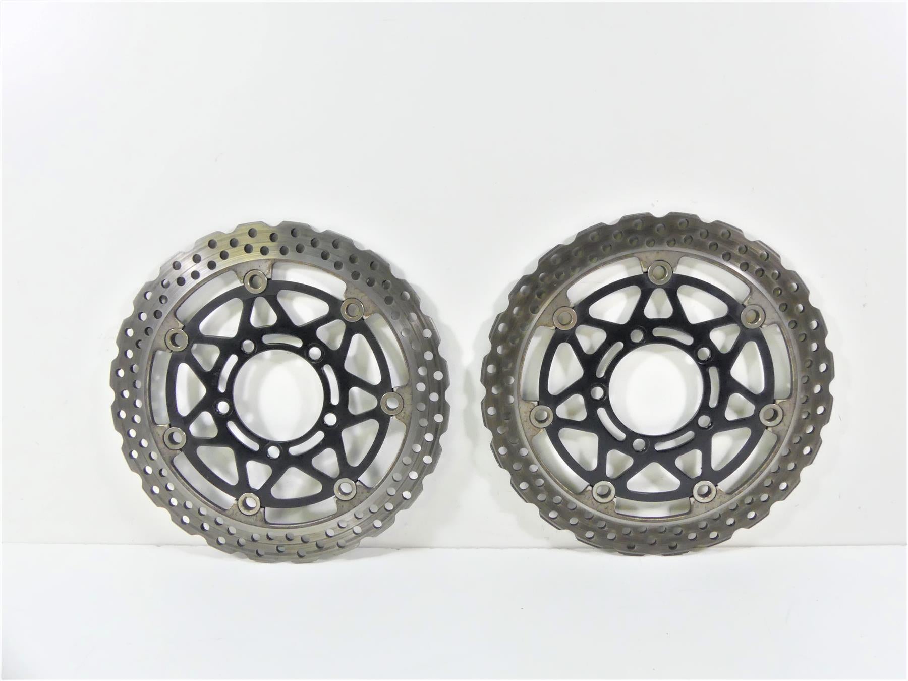 2008 Kawasaki ZX6R ZX6 R Ninja Front Brake Rotor Disc Set 41080-0077-5C {{ shop.shopifyCountryName }} - Mototech271