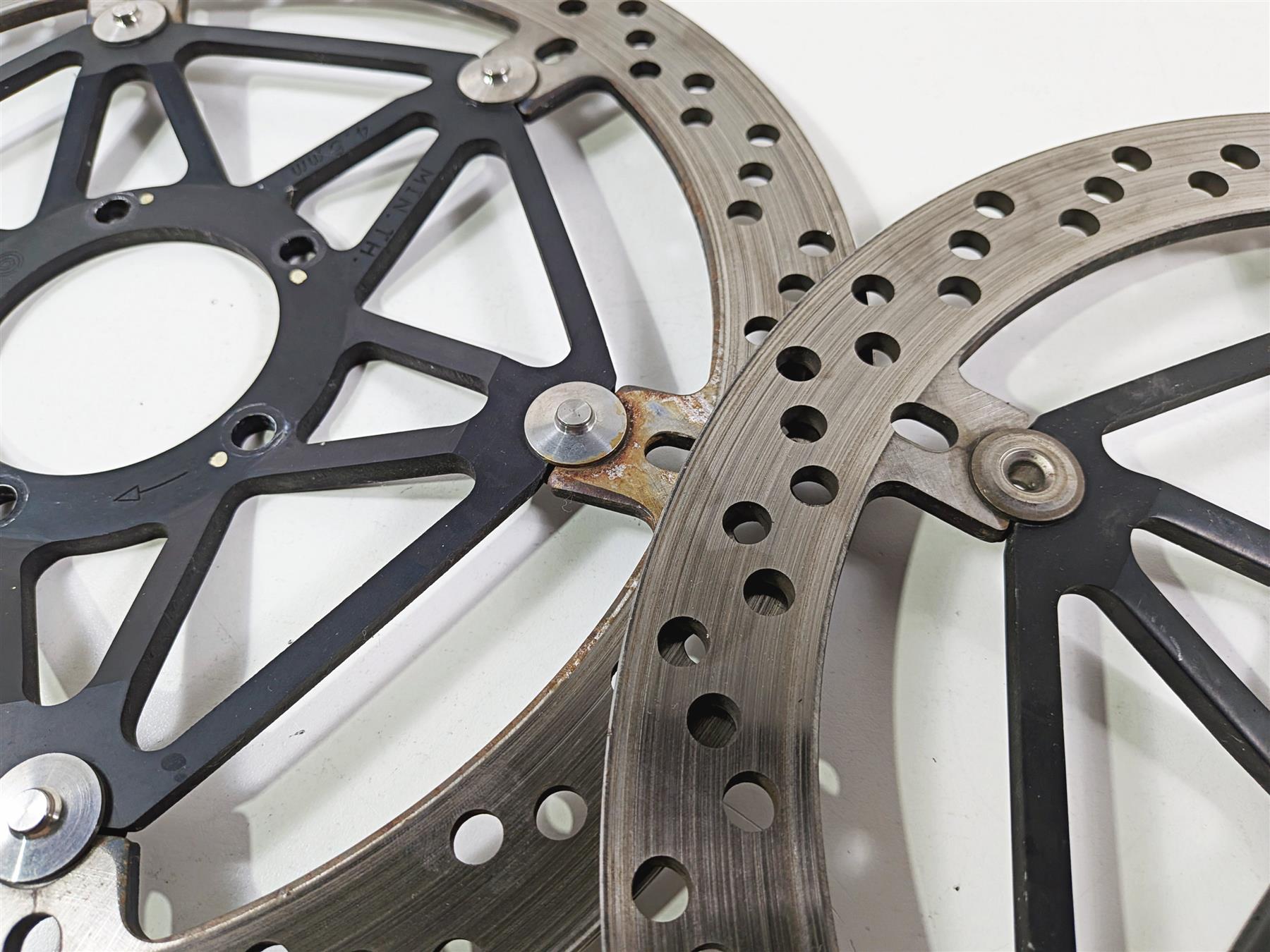 2011 Ducati Streetfighter 1098 S Front Brake Rotor Disc 4.8mm 49241021A 49240891A {{ shop.shopifyCountryName }} - Mototech271
