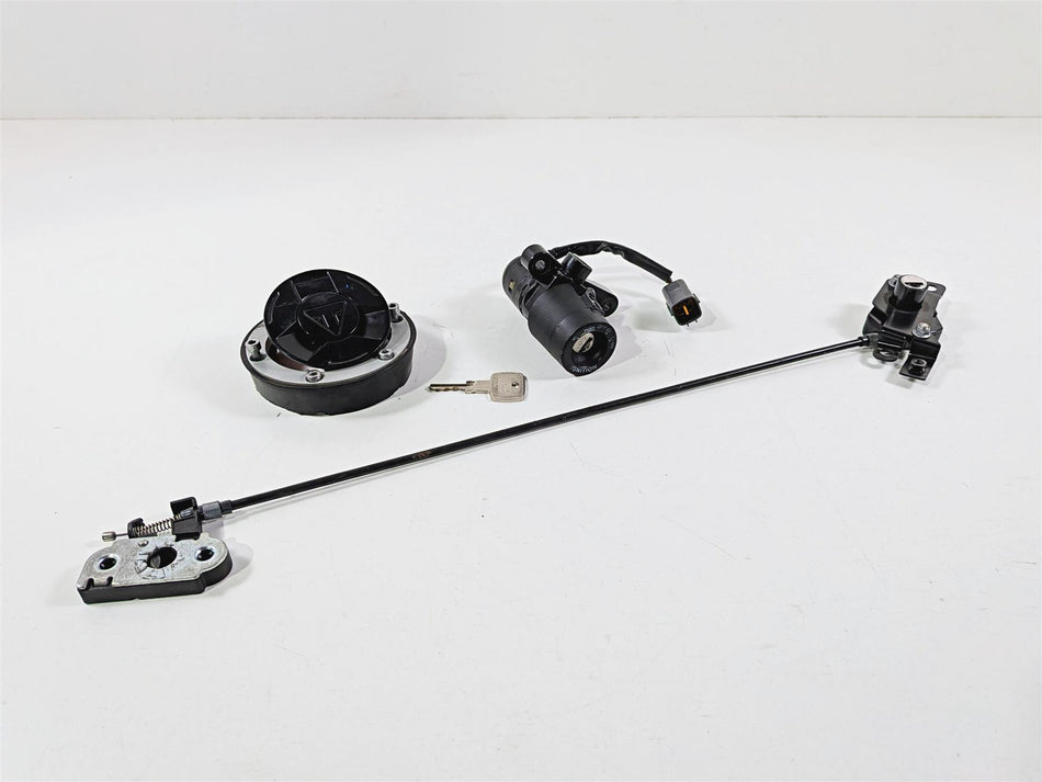 2022 Triumph Tiger 900 GT Pro Ignition SwitchKey Lock Set T2501977 {{ shop.shopifyCountryName }} - Mototech271