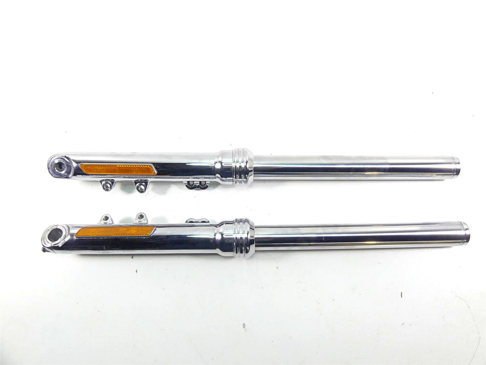 2005 Harley VRSCSE CVO V-Rod 49mm Chrome Front Fork Leg Set 46784-05A 46785-05A {{ shop.shopifyCountryName }} - Mototech271