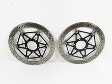 Load image into Gallery viewer, 2016 Ducati Monster 1200 S Front Brake Rotor Disc Set Brembo 49241351A 49241341A
