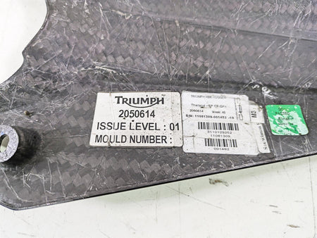 2020 Triumph Daytona 765 Moto2 Carbon Fiber Rear Mud Flap Fender T2050614 {{ shop.shopifyCountryName }} - Mototech271