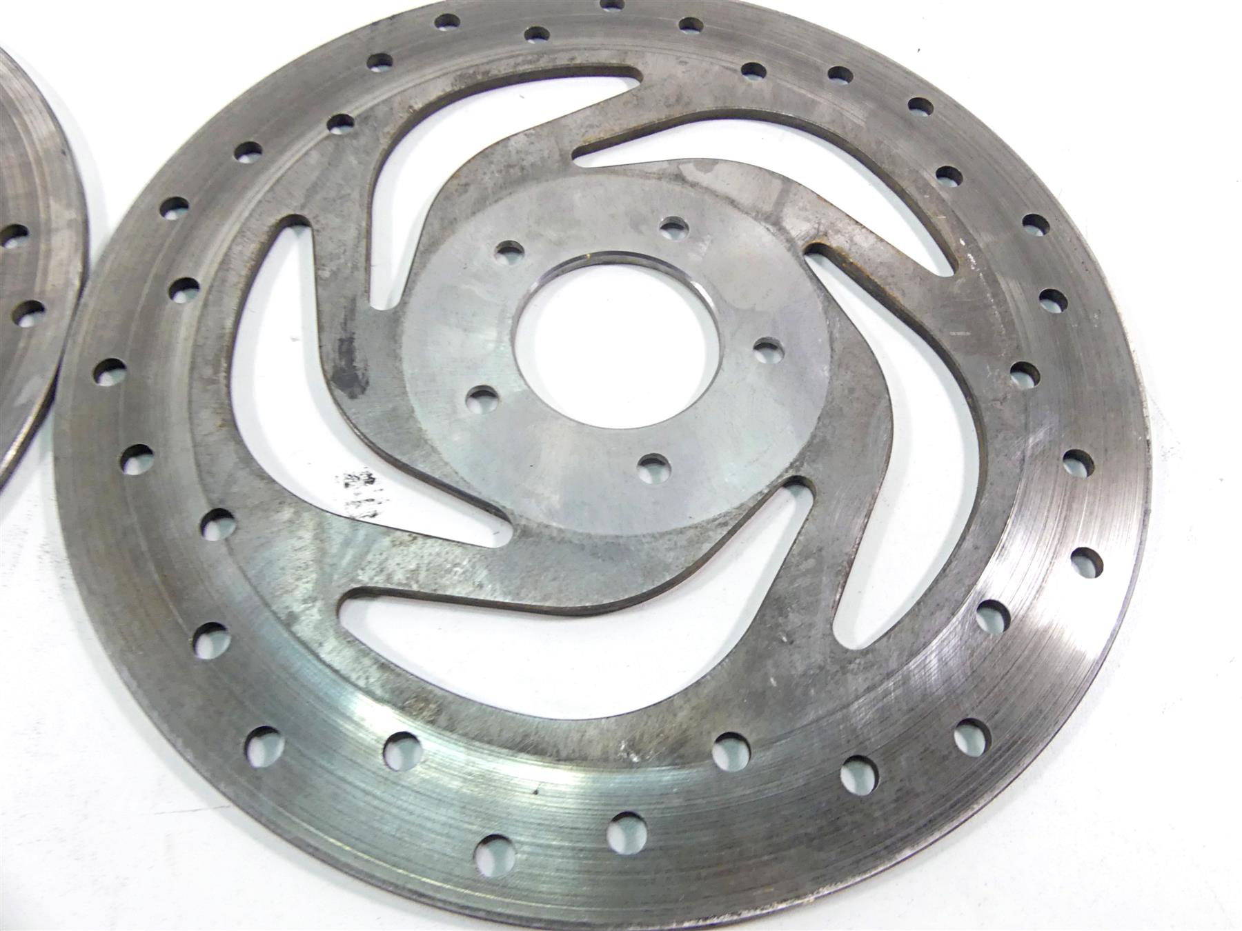 2009 Harley XR1200 Sportster Front Straight Brake Rotor Disc Set 41820 ...