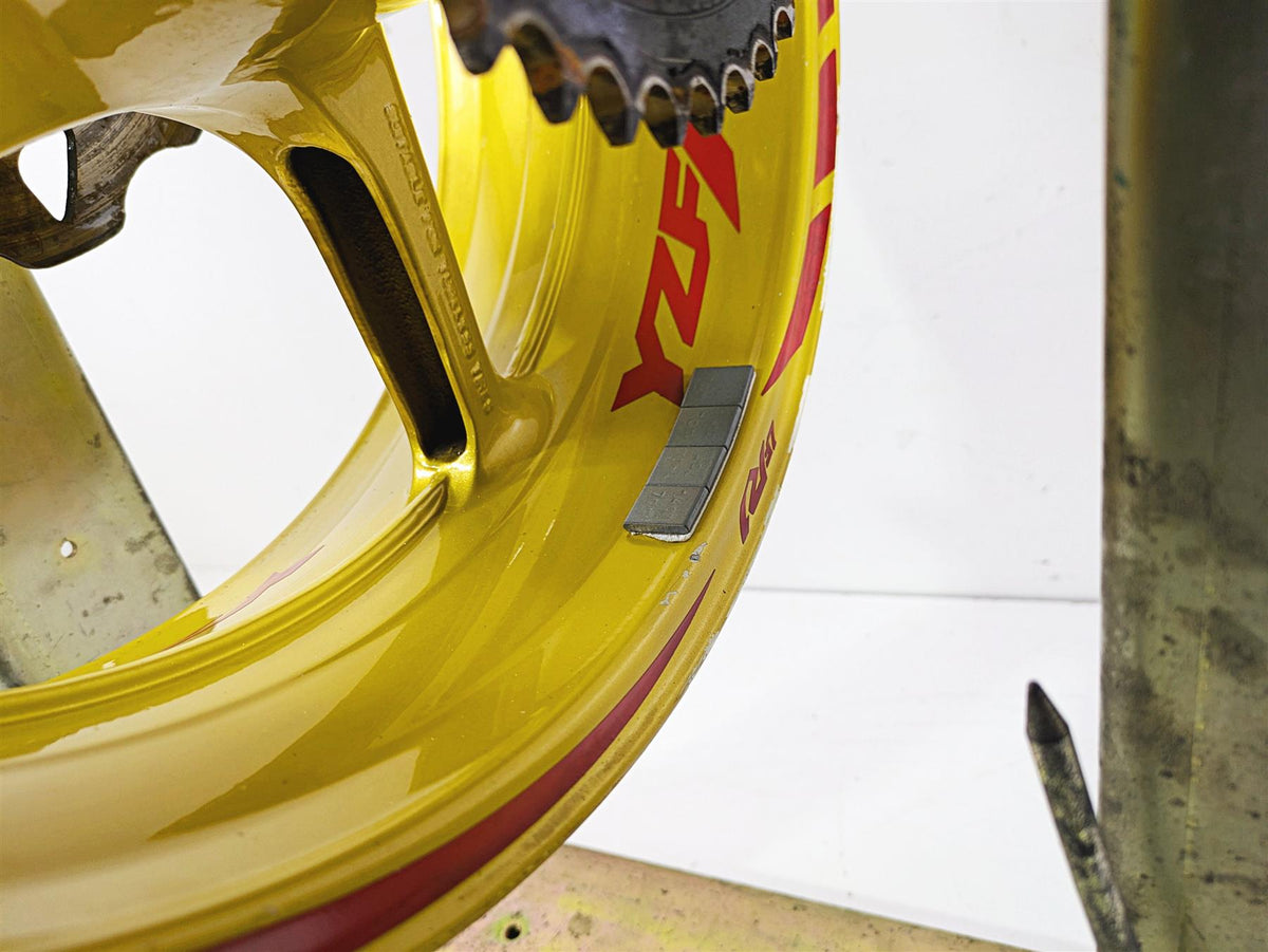 2005 Yamaha YZFR1 YZF R1 Rear Wheel Rim 17x6 .6mm Runout 5VY-25338-00-98 {{ shop.shopifyCountryName }} - Mototech271