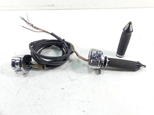 Harley Davidson Softail Dyna Sportster Left Right Chrome Hand Control Switch Set | Mototech271