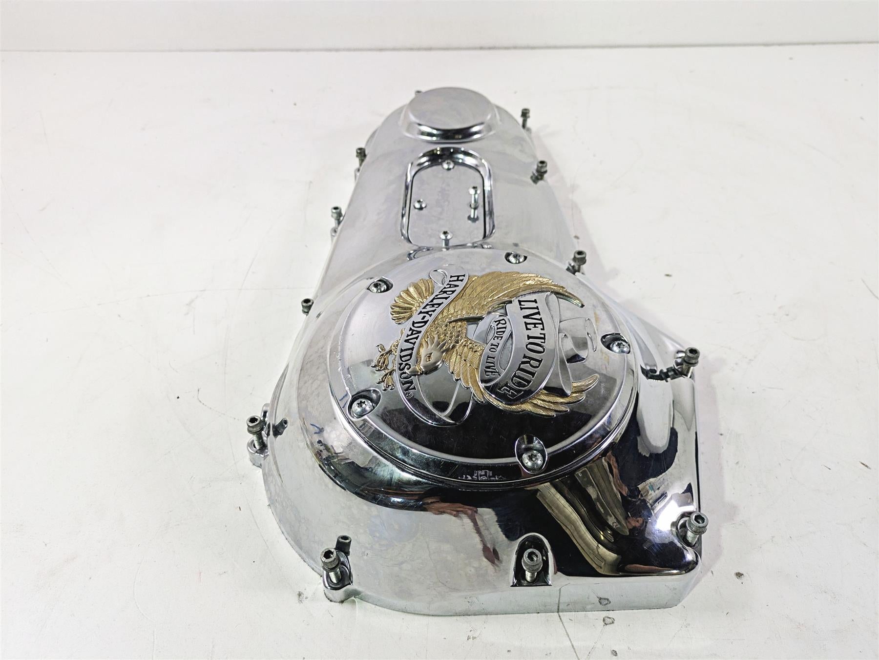 2004 Harley Softail FLSTF Fat Boy Outer Primary Drive Clutch Cover 60506-99 {{ shop.shopifyCountryName }} - Mototech271