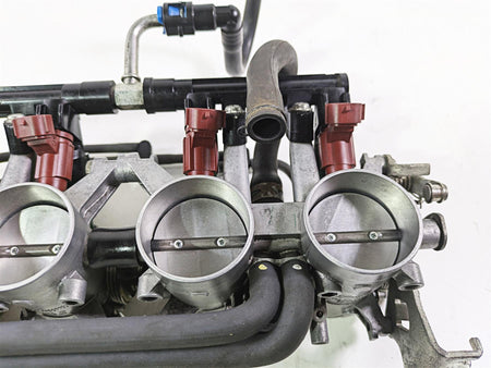 2008 Suzuki GSXR600 Mikuni Throttle Bodies Body Set 14K Tested 3406-37H01 {{ shop.shopifyCountryName }} - Mototech271