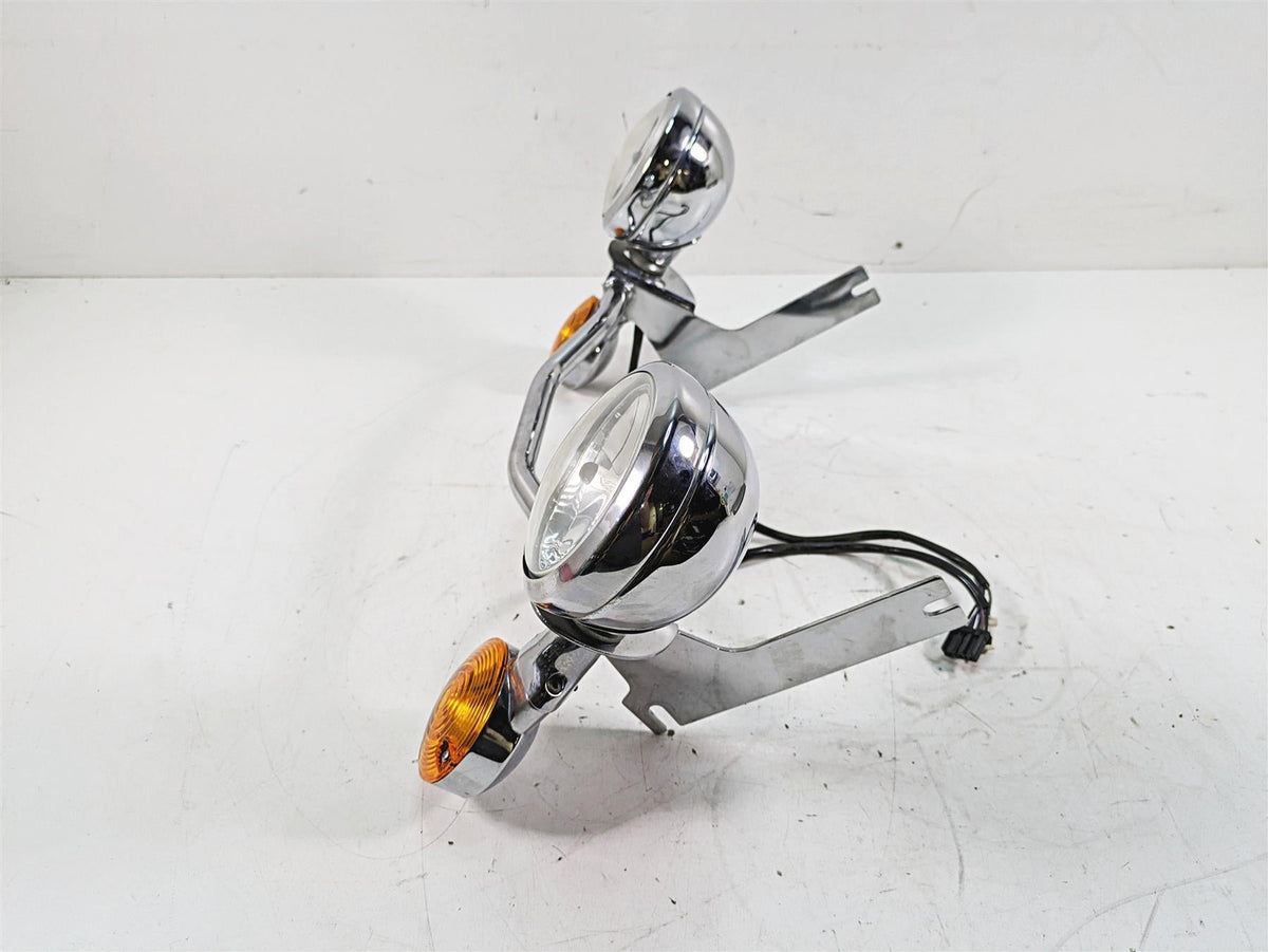 2011 Harley Touring FLHR Road King Front Spotlight Blinker Bar 68712-94A {{ shop.shopifyCountryName }} - Mototech271