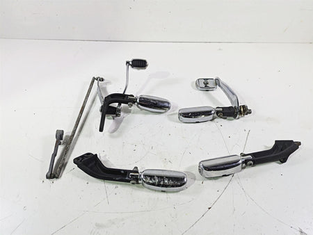 2007 Harley FXDWG Dyna Wide Glide Crested Footpeg Shift Brake Pedal Set 33693-03 {{ shop.shopifyCountryName }} - Mototech271