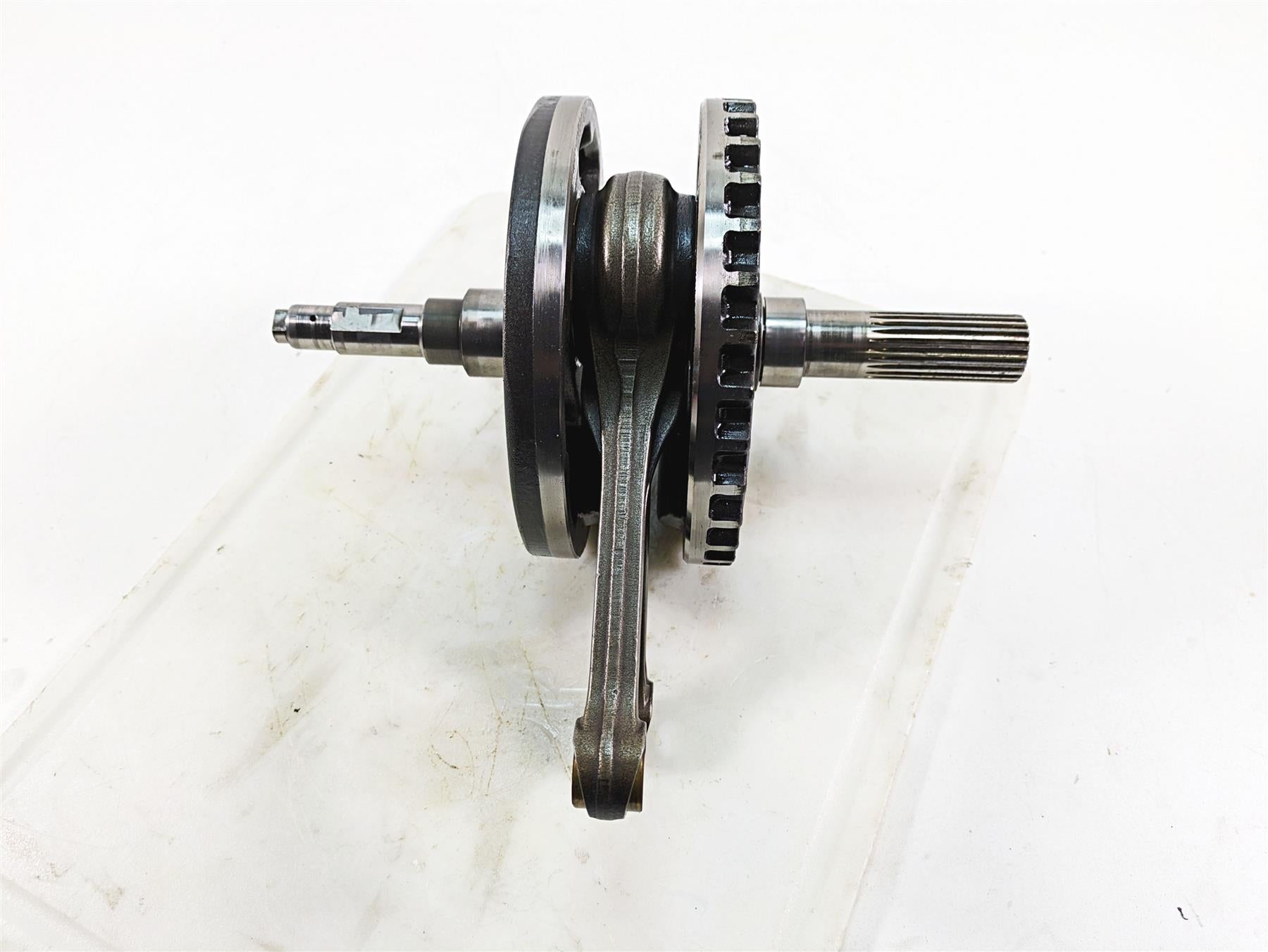 2009 Harley FXDC Dyna Super Glide Custom Crank Shaft Flywheel