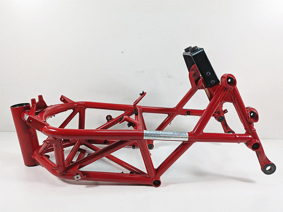 2011 Ducati Hypermotard 1100 Evo SP Straight Main Frame Chassis With Salvage Washington Title - 47017011BA {{ shop.shopifyCountryName }} - Mototech271
