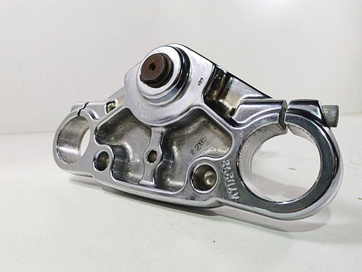 2009 Harley FXCWC Softail Rocker Lower Triple Tree Steering Clamp 49mm 46429-08 {{ shop.shopifyCountryName }} - Mototech271