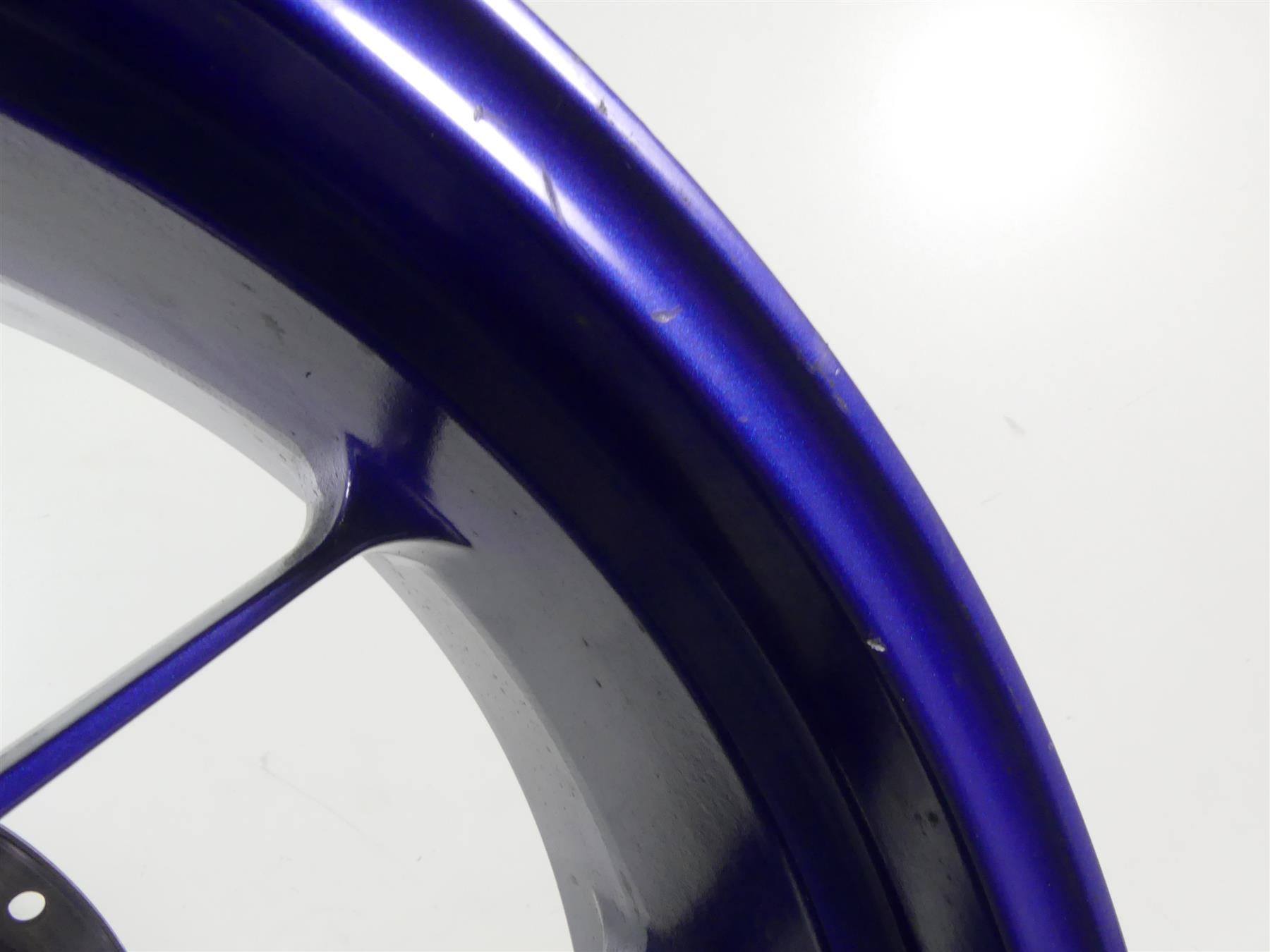 2004 Aprilia RSV1000 R Mille Rear Straight Blue 17x6 Wheel Rim AP8128071 {{ shop.shopifyCountryName }} - Mototech271