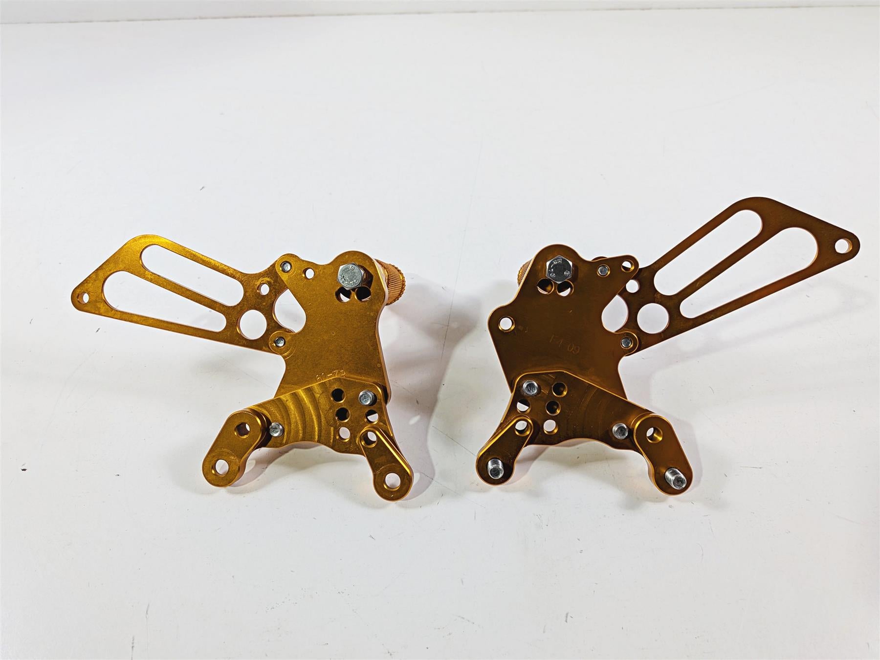 2007 Mv Agusta F4 1000R 312 Golden Aftermarket Foot Peg Rearset-Mototech271