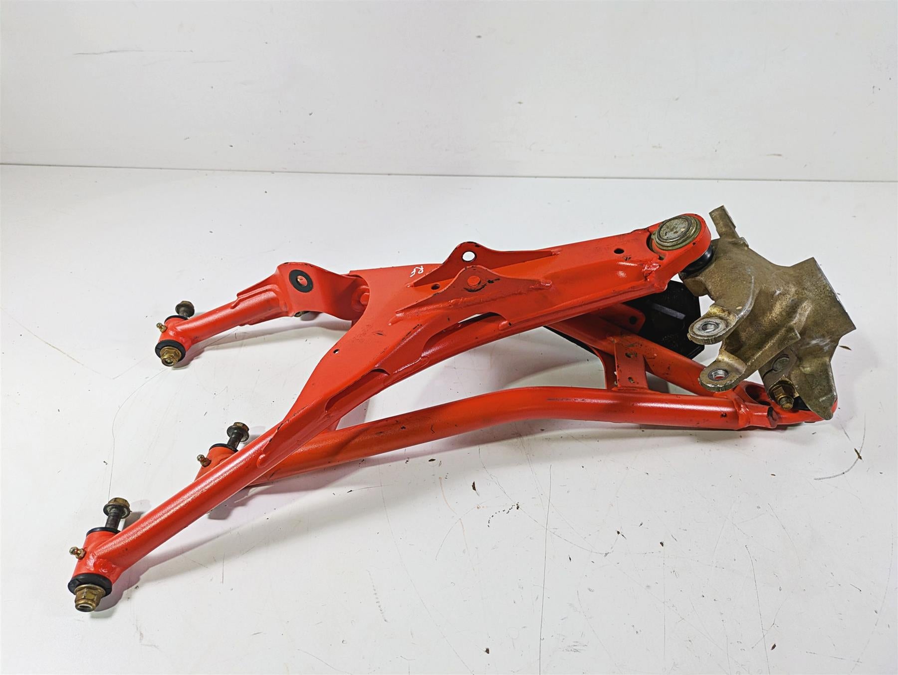2022 Can-Am Defender XMR HD10 Front Right Control Arm Knee Magma Red 706204748