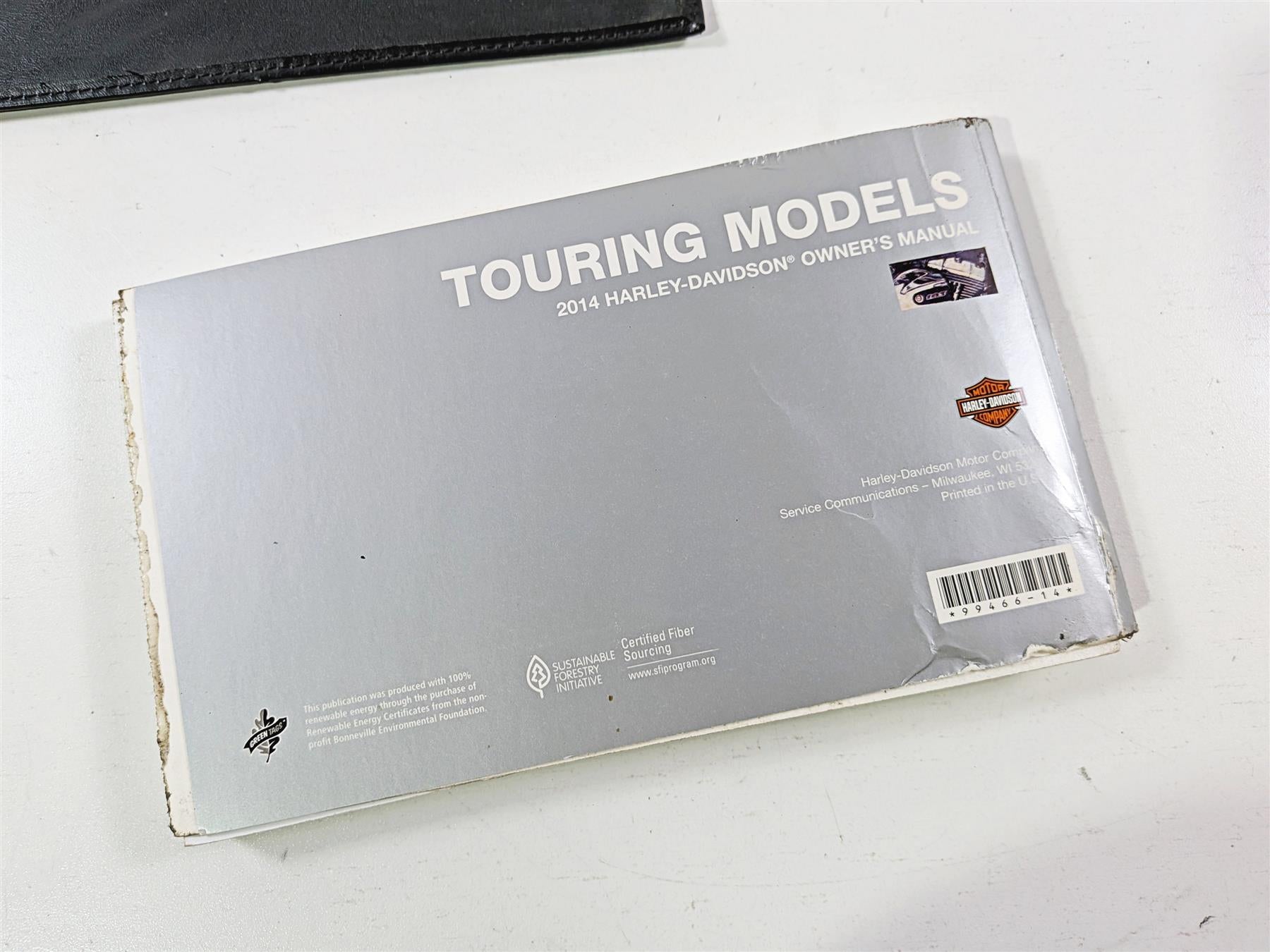 2014 Harley Touring FLHTK Electra Glide Owners Manual & Boom Box & Bike Book-Mototech271
