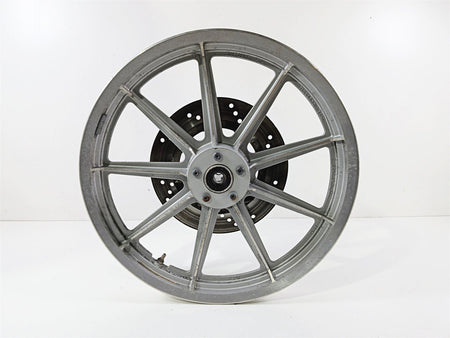 1995 Harley XL883 Sportster Hugger 9 Spoke Front Wheel Rim 19x2.15 43338-83 {{ shop.shopifyCountryName }} - Mototech271