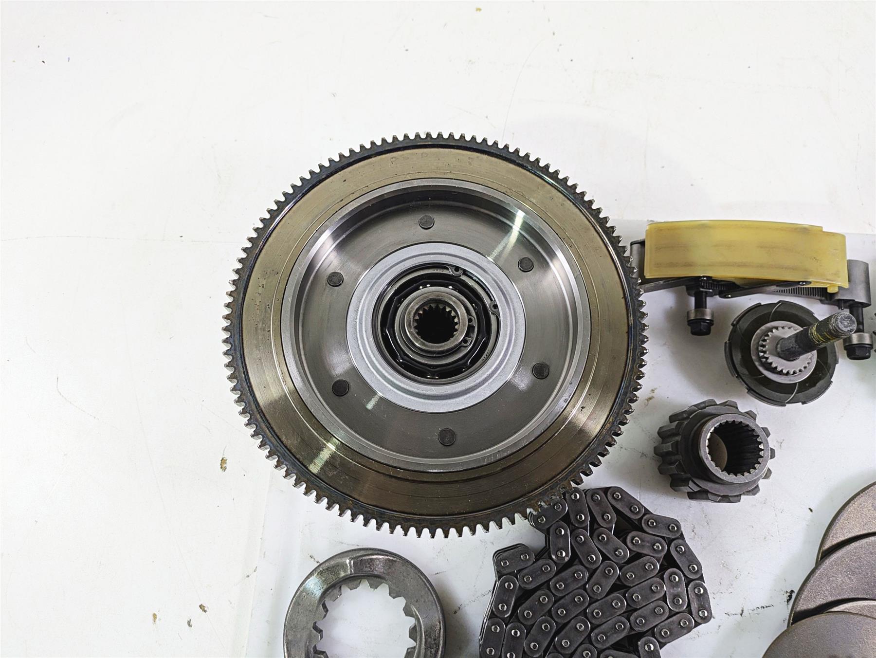 2009 Harley FXCWC Softail Rocker Primary Drive Clutch Kit 9k Only 37813-06A {{ shop.shopifyCountryName }} - Mototech271