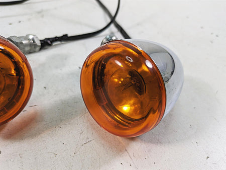 2006 Harley FLSTI Softail Heritage Front Blinker Turn Signal Set - Read 68972-00 {{ shop.shopifyCountryName }} - Mototech271