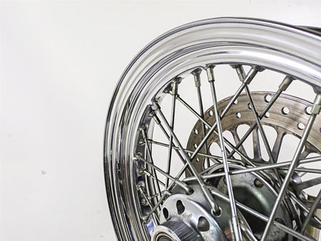 2004 Harley FLSTCI Softail Heritage Front Wheel Rim Rotor 16x3 READ 43005-05A {{ shop.shopifyCountryName }} - Mototech271