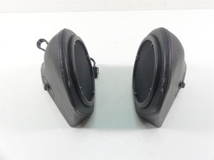 2009 Harley FLHTCU SE4 CVO E-Glide Rear Trunk Speakers Set 76281-08A 76299-08A