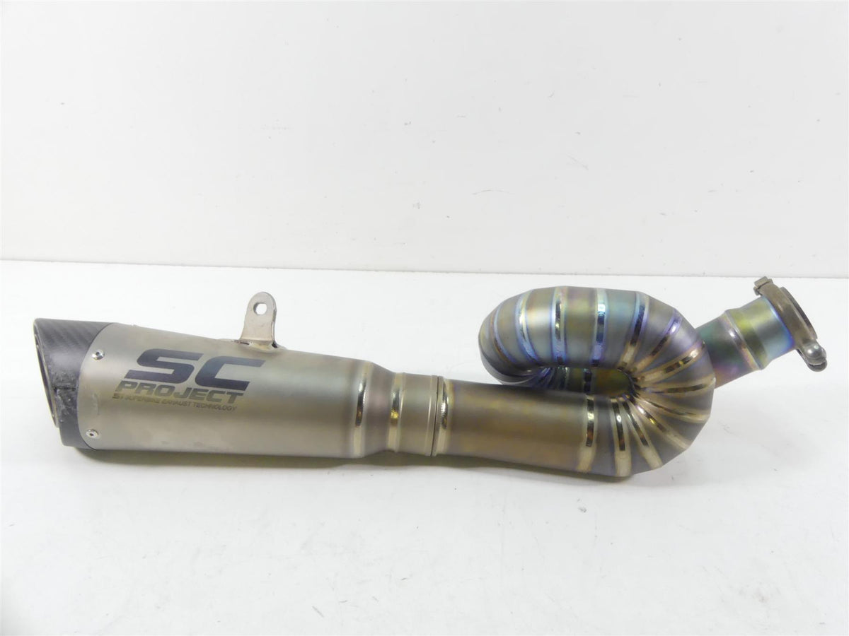 2018 Triumph Street Triple 765RS SC Project S1 Exhaust Pipe Muffler T18B-LT41T {{ shop.shopifyCountryName }} - Mototech271
