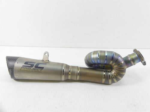 2018 Triumph Street Triple 765RS SC Project S1 Exhaust Pipe Muffler T18B-LT41T | Mototech271