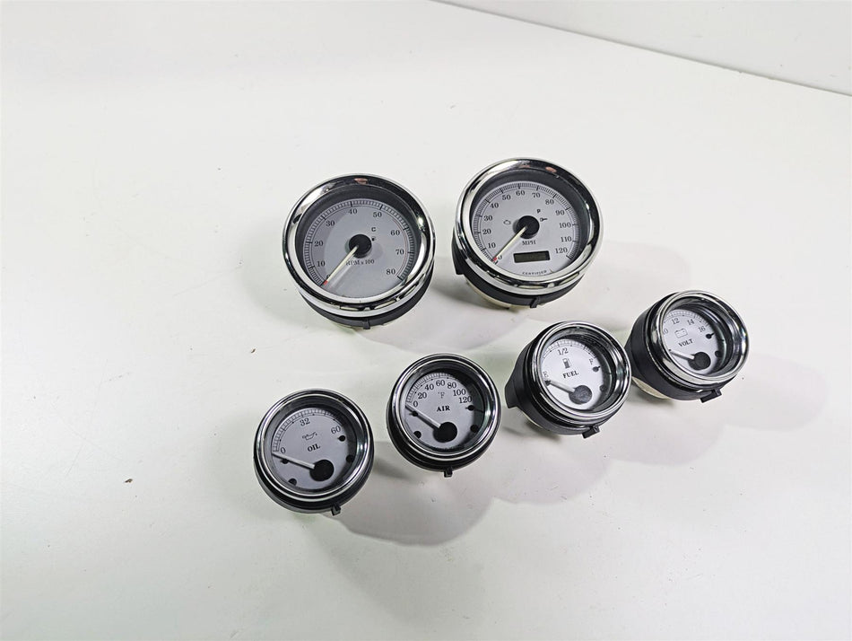 2001 Harley Touring FLHX Street Glide Full Gauges Instrument Set - 34k 67457-00 {{ shop.shopifyCountryName }} - Mototech271