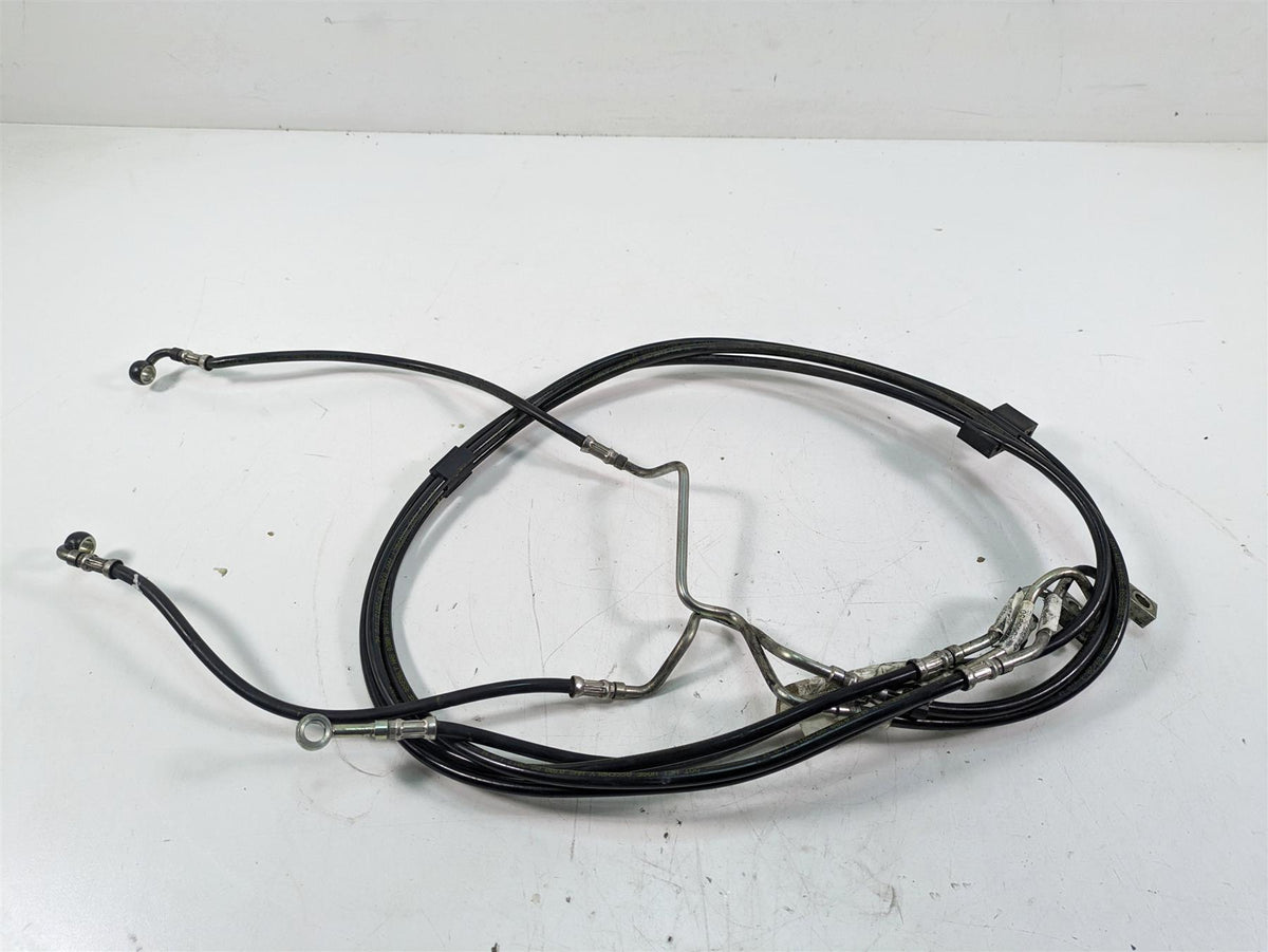 2014 Harley Touring FLHTK Electra Glide Front Abs Brake Line Hose Set 41800544 {{ shop.shopifyCountryName }} - Mototech271