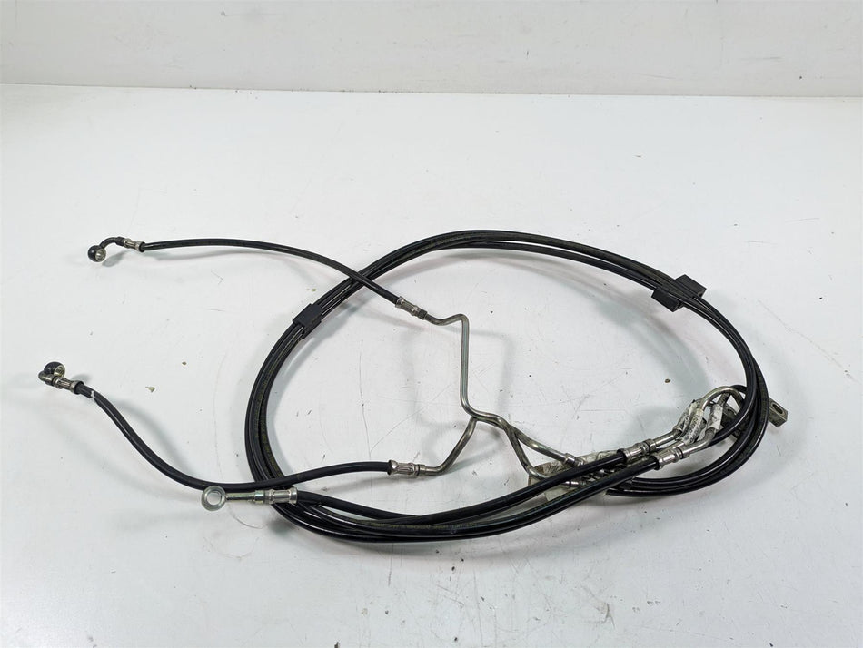 2014 Harley Touring FLHTK Electra Glide Front Abs Brake Line Hose Set 41800544 {{ shop.shopifyCountryName }} - Mototech271