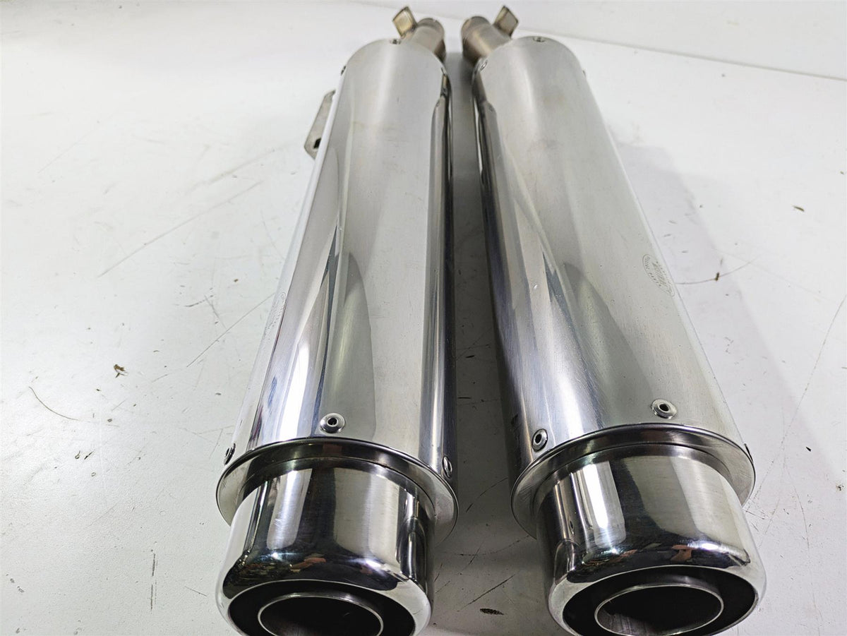 2014 Moto Guzzi California 1400 Touring Mistral Exhaust Muffler Set 300038522H {{ shop.shopifyCountryName }} - Mototech271