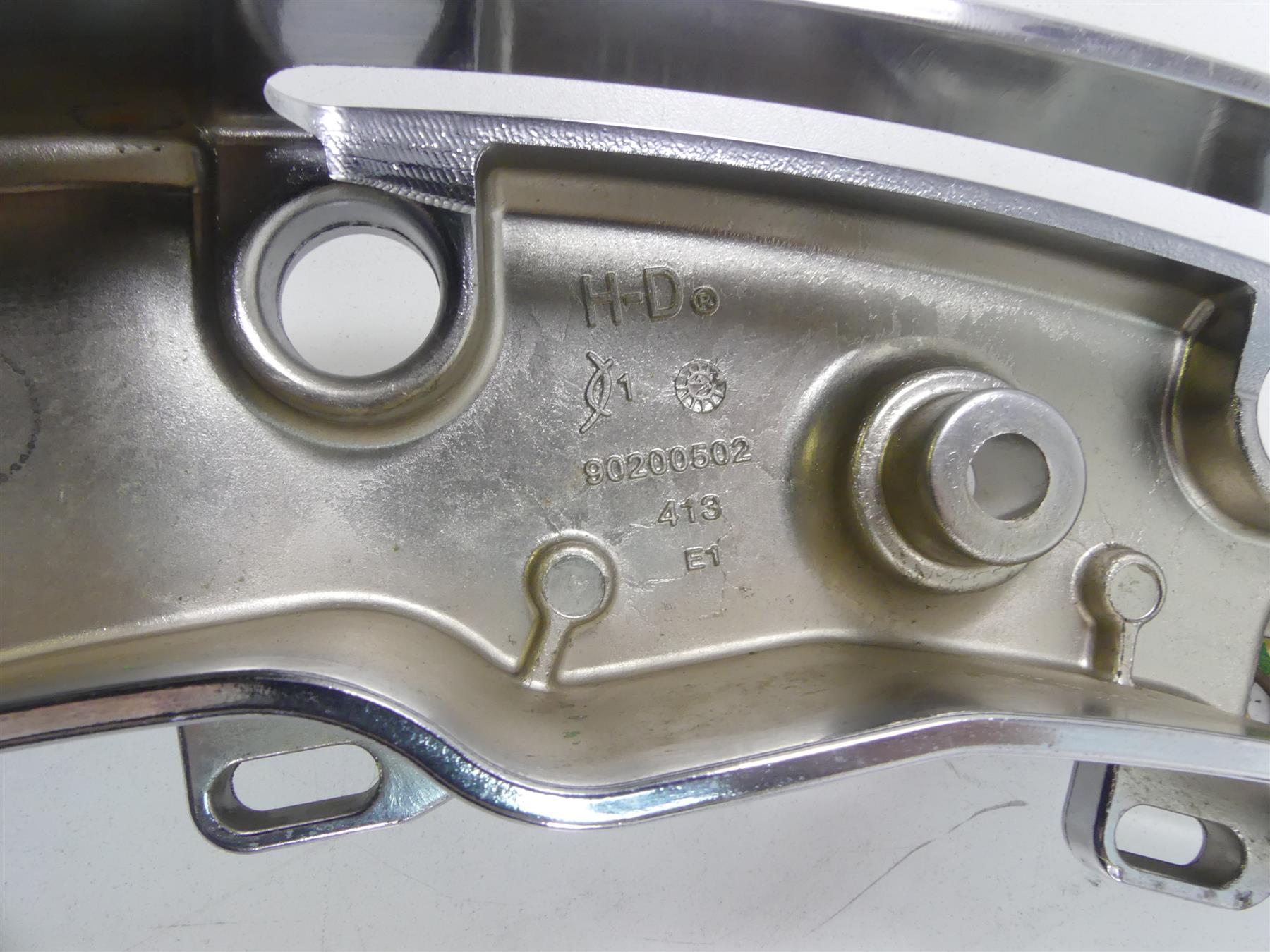 2014 Harley Touring FLHTK Electra Glide Chrome Saddlebag Mounts 90200503 {{ shop.shopifyCountryName }} - Mototech271