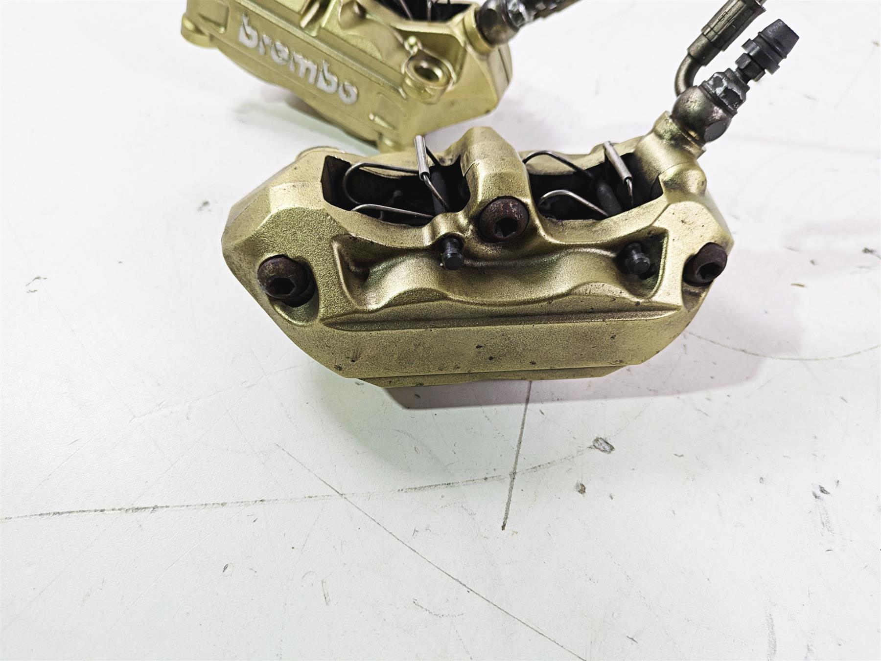 2008 Aprilia RSVR 1000 Factory Brembo Front Brake Caliper Set AP8133590 {{ shop.shopifyCountryName }} - Mototech271