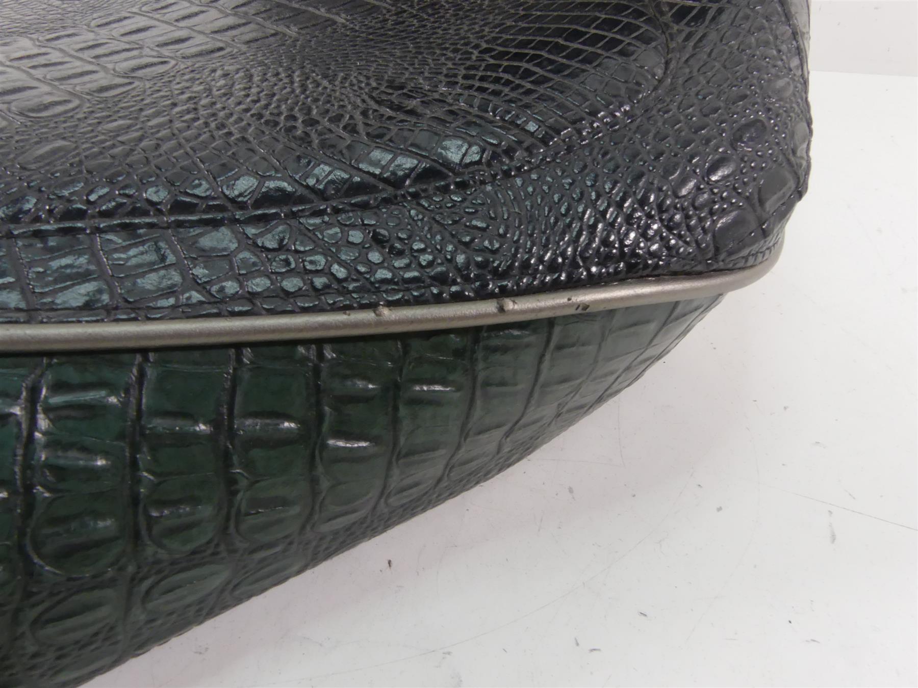 2005 Honda V-Twin VTX1800 S3 Mustang Front Crocodile Skin Seat Back Rest 528024 {{ shop.shopifyCountryName }} - Mototech271