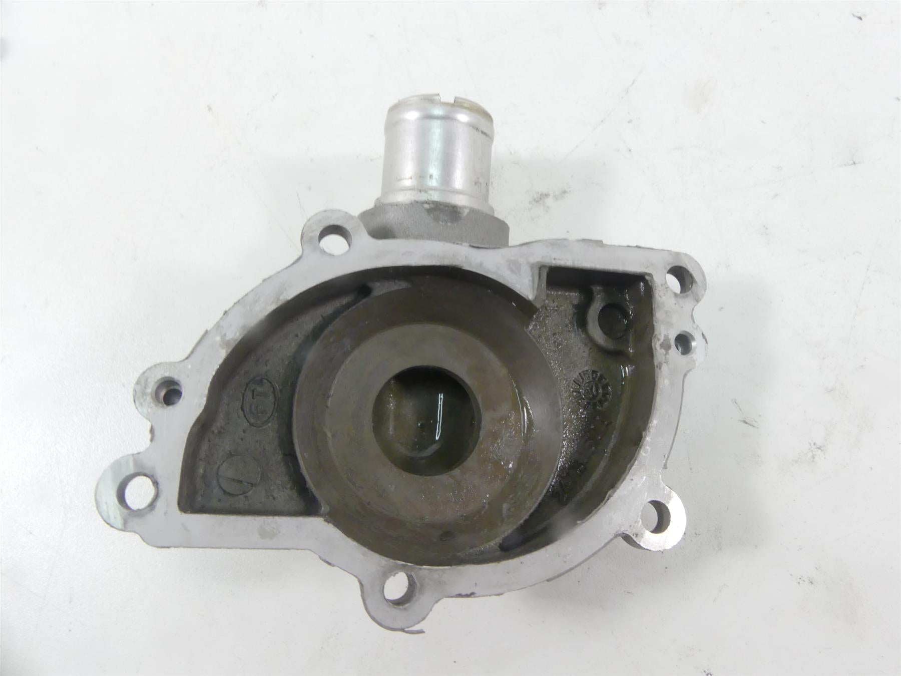 2008 Ducati 1098 S Engine Side Water Pump Cover Housing 24721301AB {{ shop.shopifyCountryName }} - Mototech271
