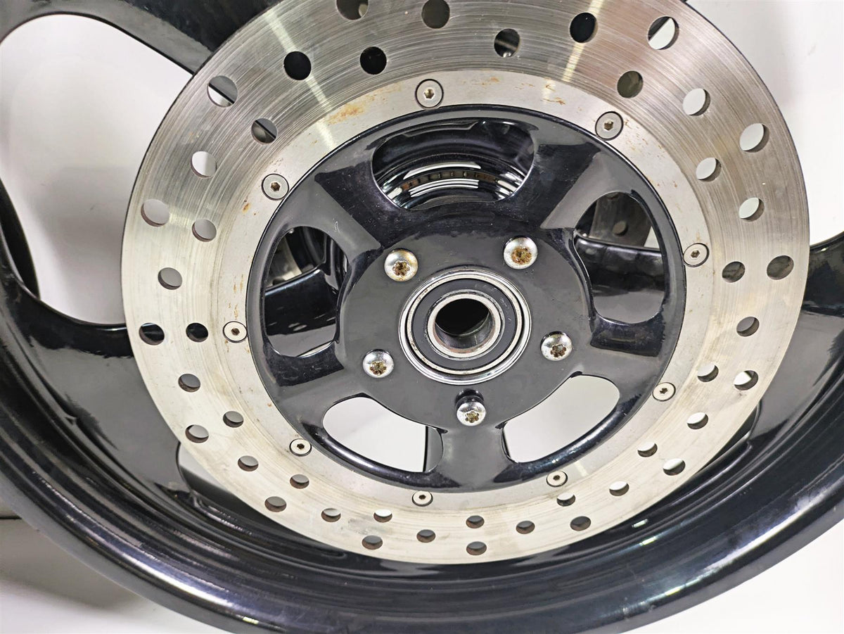02-07 Harley Touring Custom Black Wheel Rim Set 18x5.5 21x3.5 {{ shop.shopifyCountryName }} - Mototech271