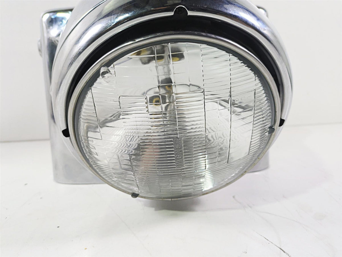 2005 Harley Touring FLHRI Road King Headlight Nacelle Lamp Covers 67674-03B {{ shop.shopifyCountryName }} - Mototech271