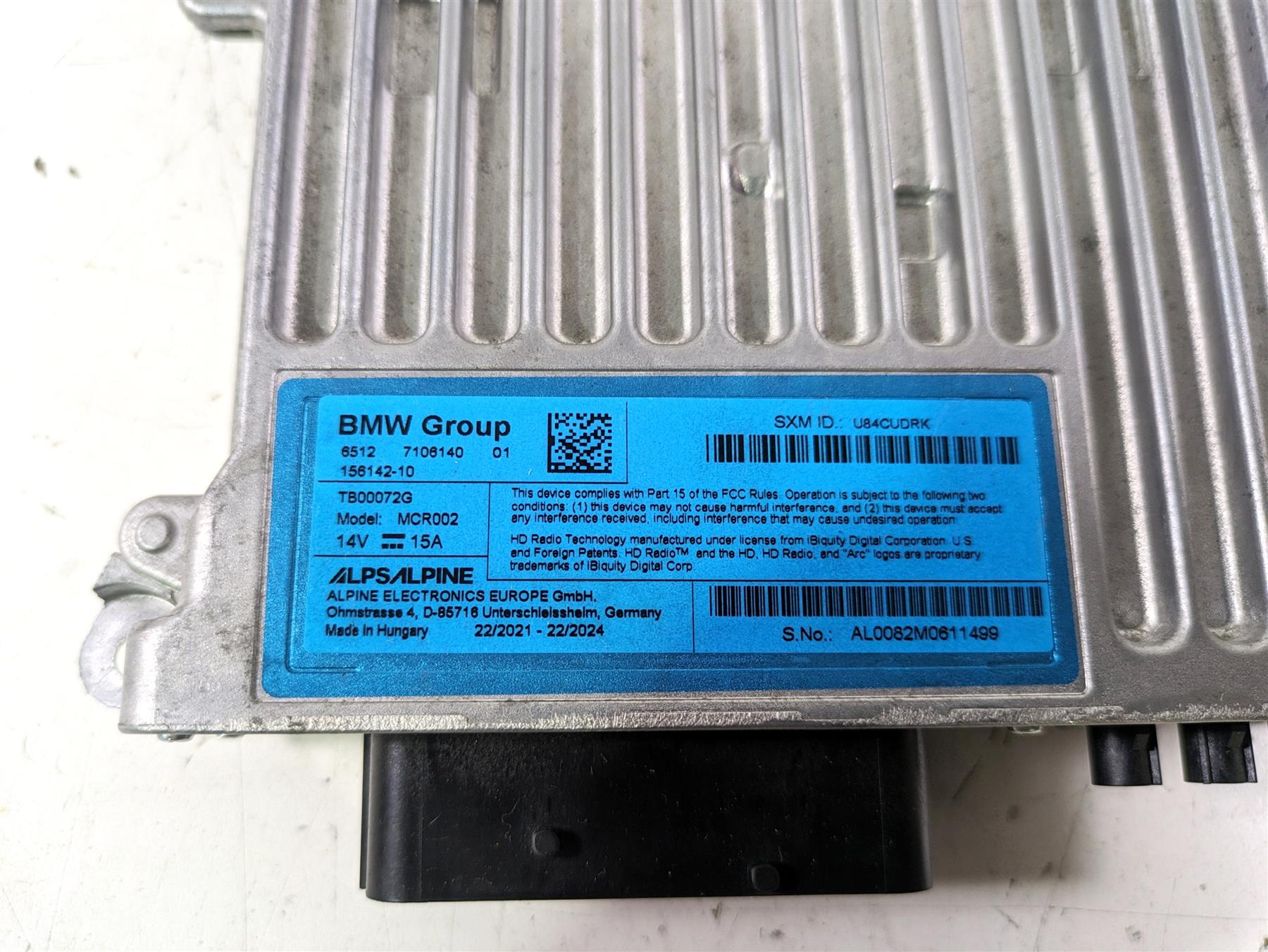 2022 BMW R1250 RT K052 Audio Amp Amplifier Module Unit 65127106140 {{ shop.shopifyCountryName }} - Mototech271