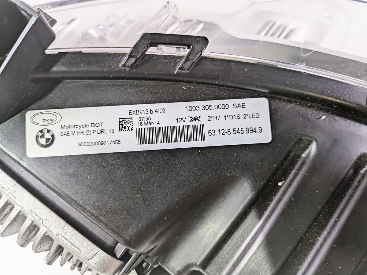 2014 BMW K1600 GTL K48 Adaptive Xenon Headlight & Module - Read 63128546425 {{ shop.shopifyCountryName }} - Mototech271