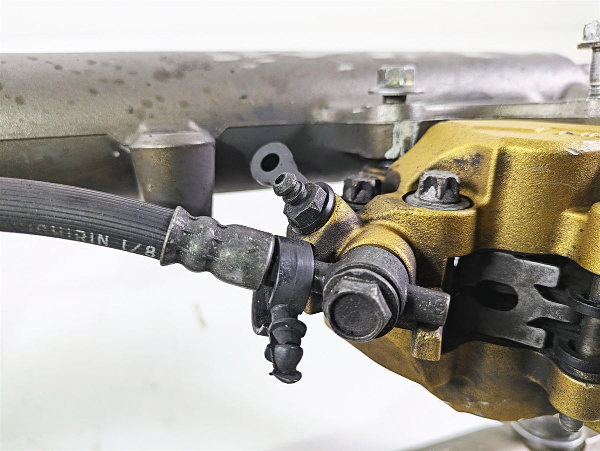 2003 Kawasaki ZX9R Ninja 46mm Front End Forks Caliper Triple Tree Set 44075-1184 {{ shop.shopifyCountryName }} - Mototech271