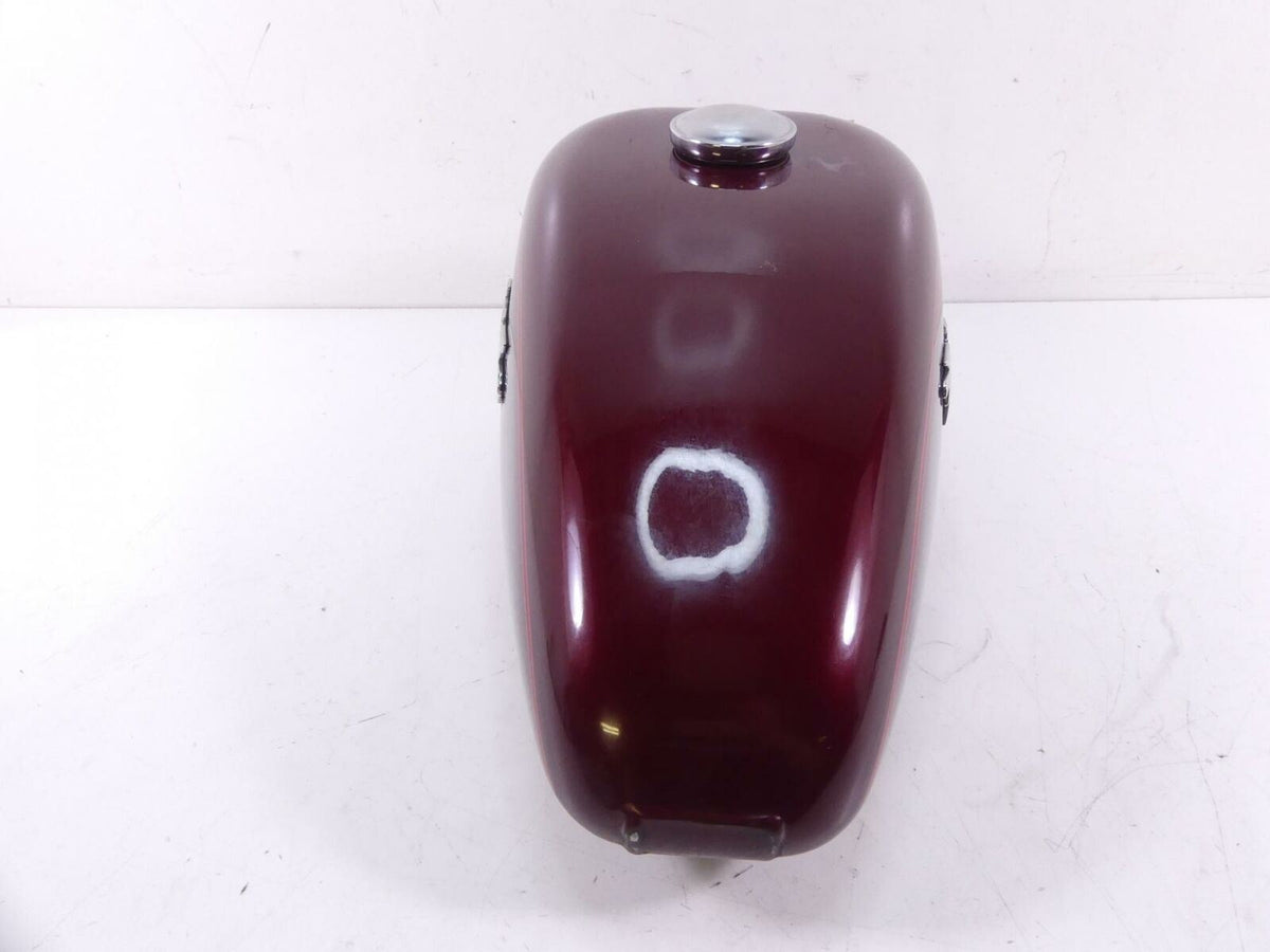 2000 Harley Sportster XL1200 Custom Fuel Gas Tank Rich Red & Red Stripes 61348-0 {{ shop.shopifyCountryName }} - Mototech271