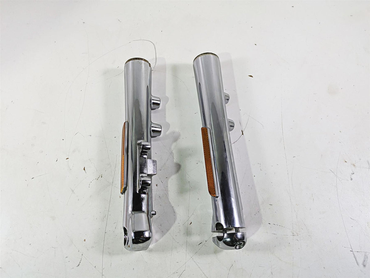 2003 Harley Softail FXSTDI Deuce 100th Front Fork Lower Chrome Leg Set 46068-00 {{ shop.shopifyCountryName }} - Mototech271
