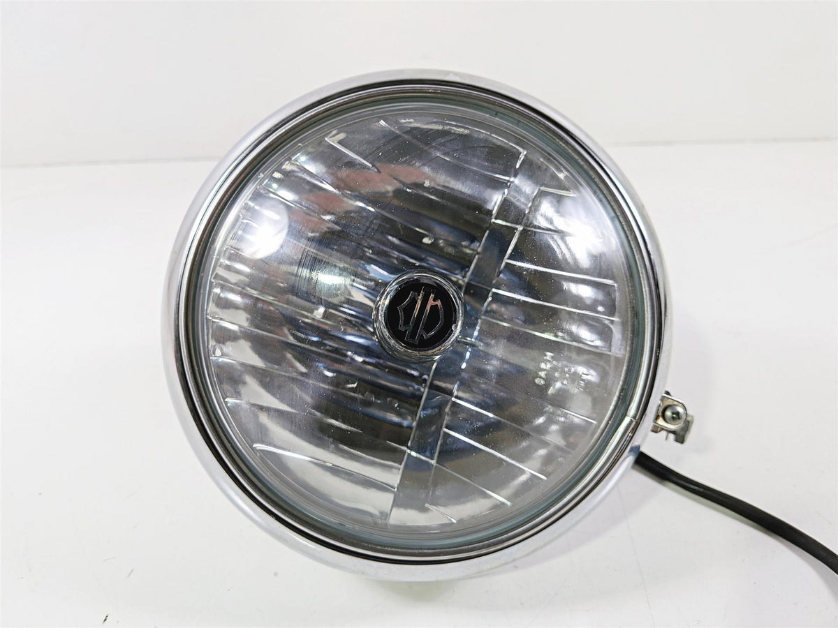 2005 Harley Softail FLSTFSE CVO Fat Boy Headlight Lamp & Chrome Bucket 67903-00A-Mototech271