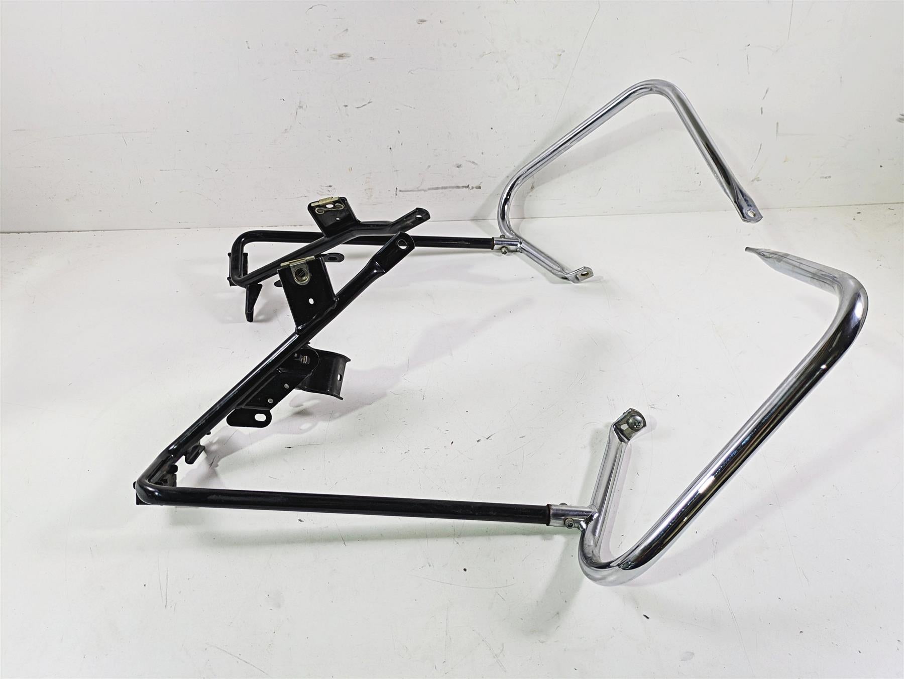 2011 Harley Touring FLHTCUSE CVO E-Glide Saddlebag Guard Rail Holders 49187-09 {{ shop.shopifyCountryName }} - Mototech271