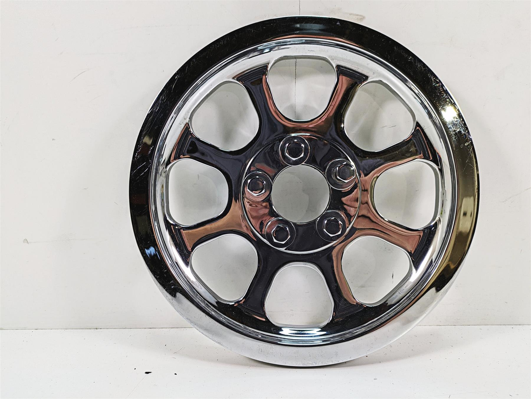 2006 Harley Softail FXSTSI Springer Chrome 20mm Belt Pulley 70T 40617-06 {{ shop.shopifyCountryName }} - Mototech271